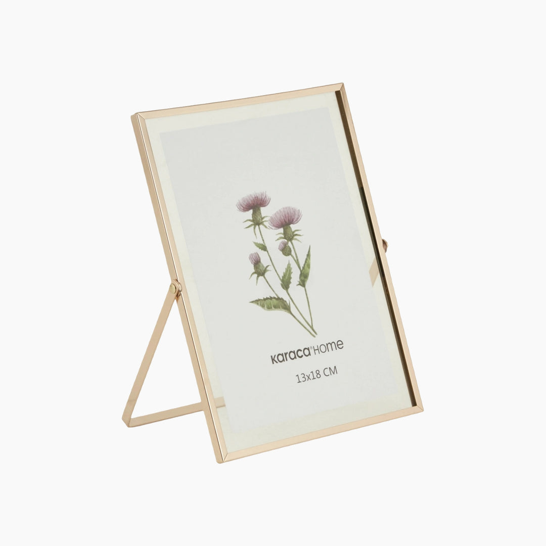 Karaca Home Magic Gold Metal Picture Frame 15 × 20 cm
