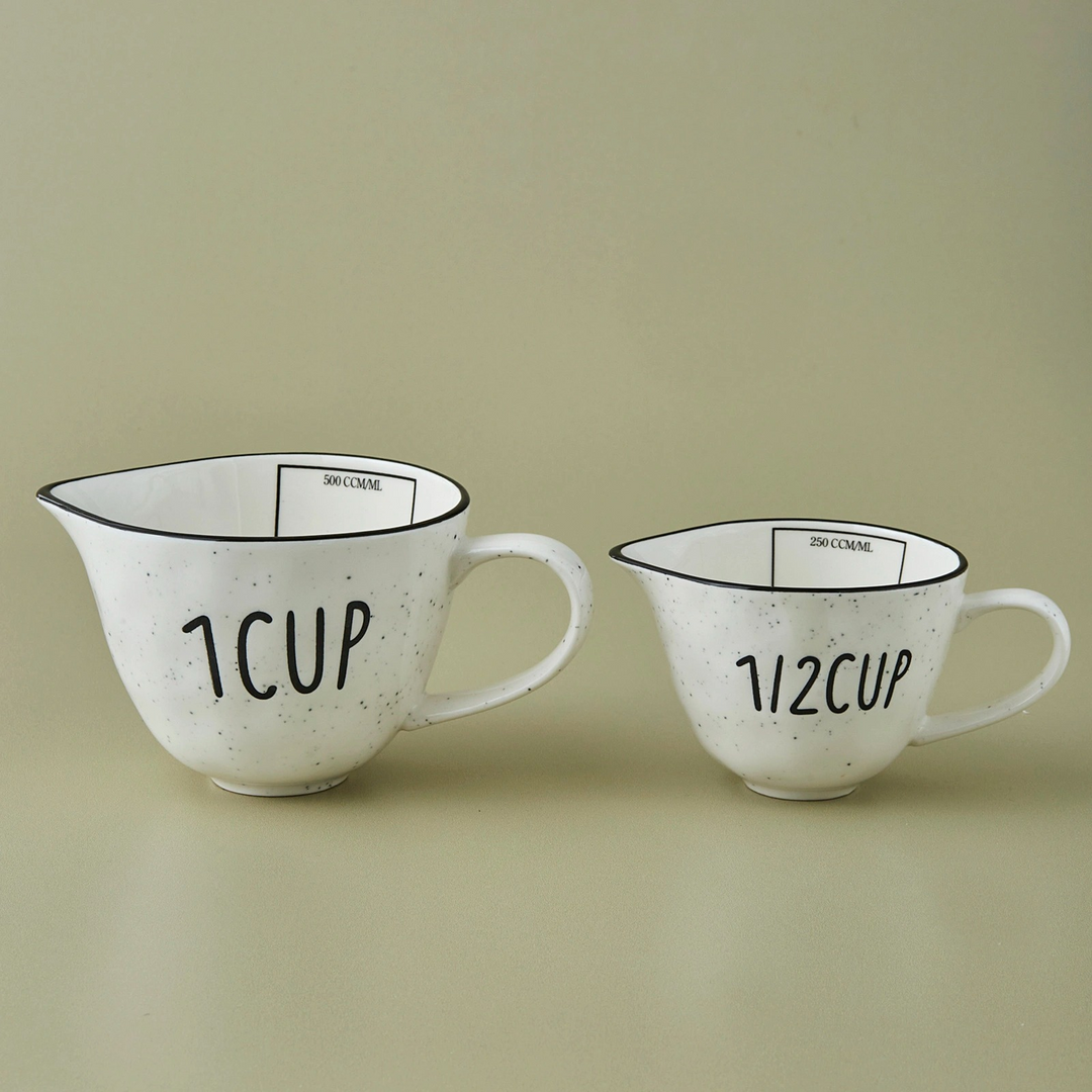 Karaca Veva 2-Piece Measuring Set – White
