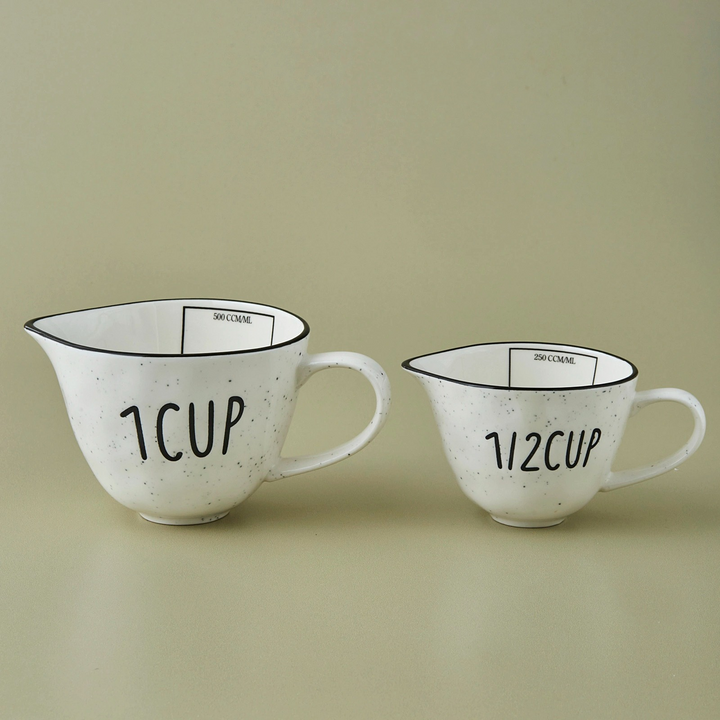 Karaca Veva 2-Piece Measuring Set – White
