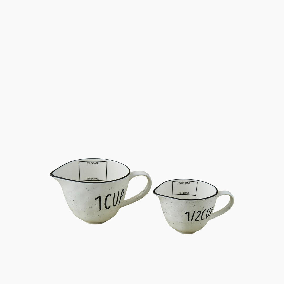 Karaca Veva 2-Piece Measuring Set – White