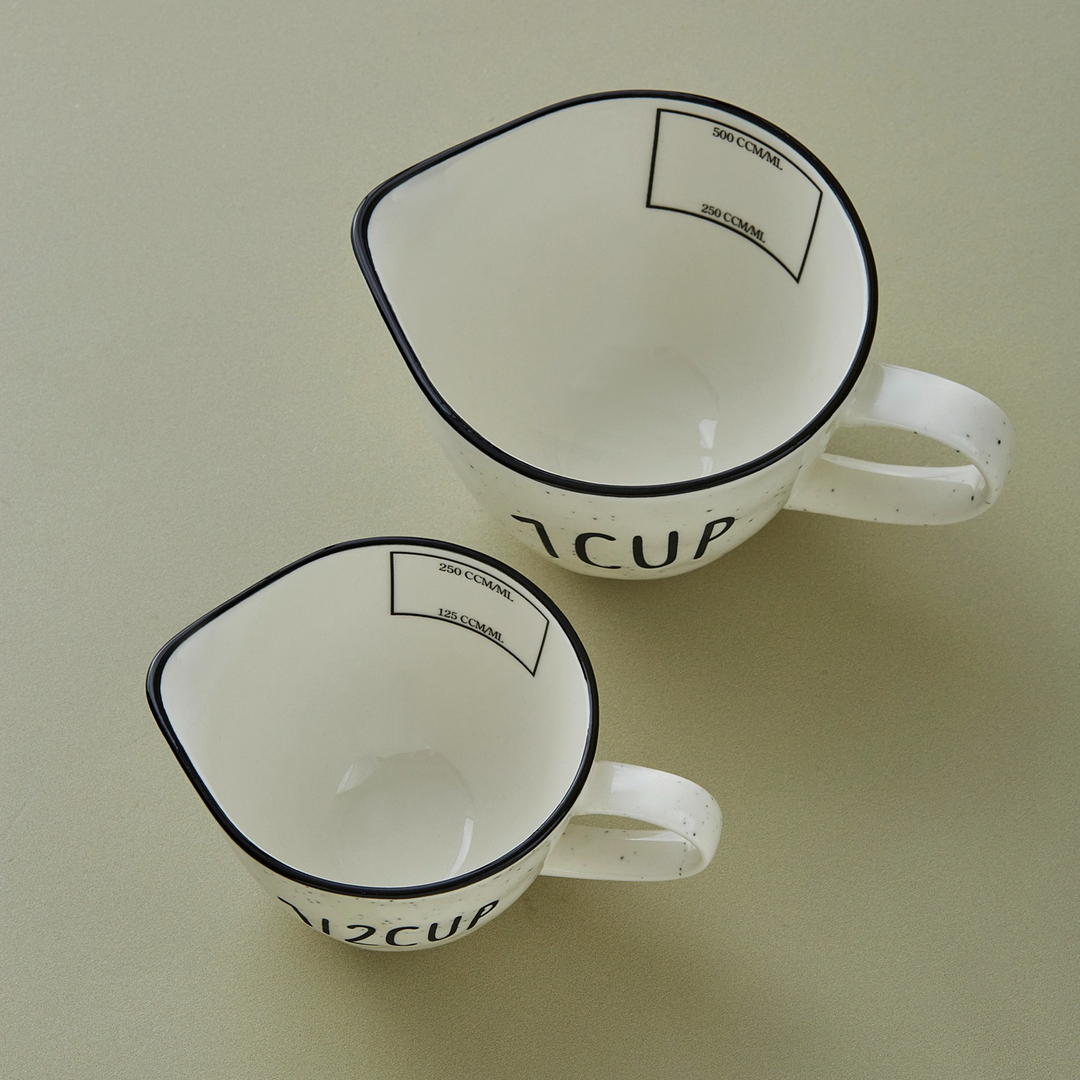 Karaca Veva 2-Piece Measuring Set – White