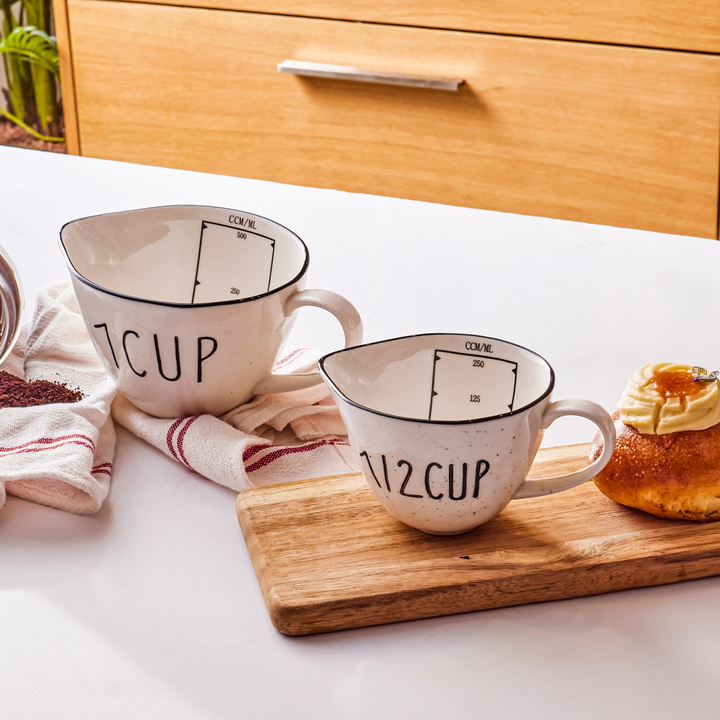 Karaca Veva 2-Piece Measuring Set – White