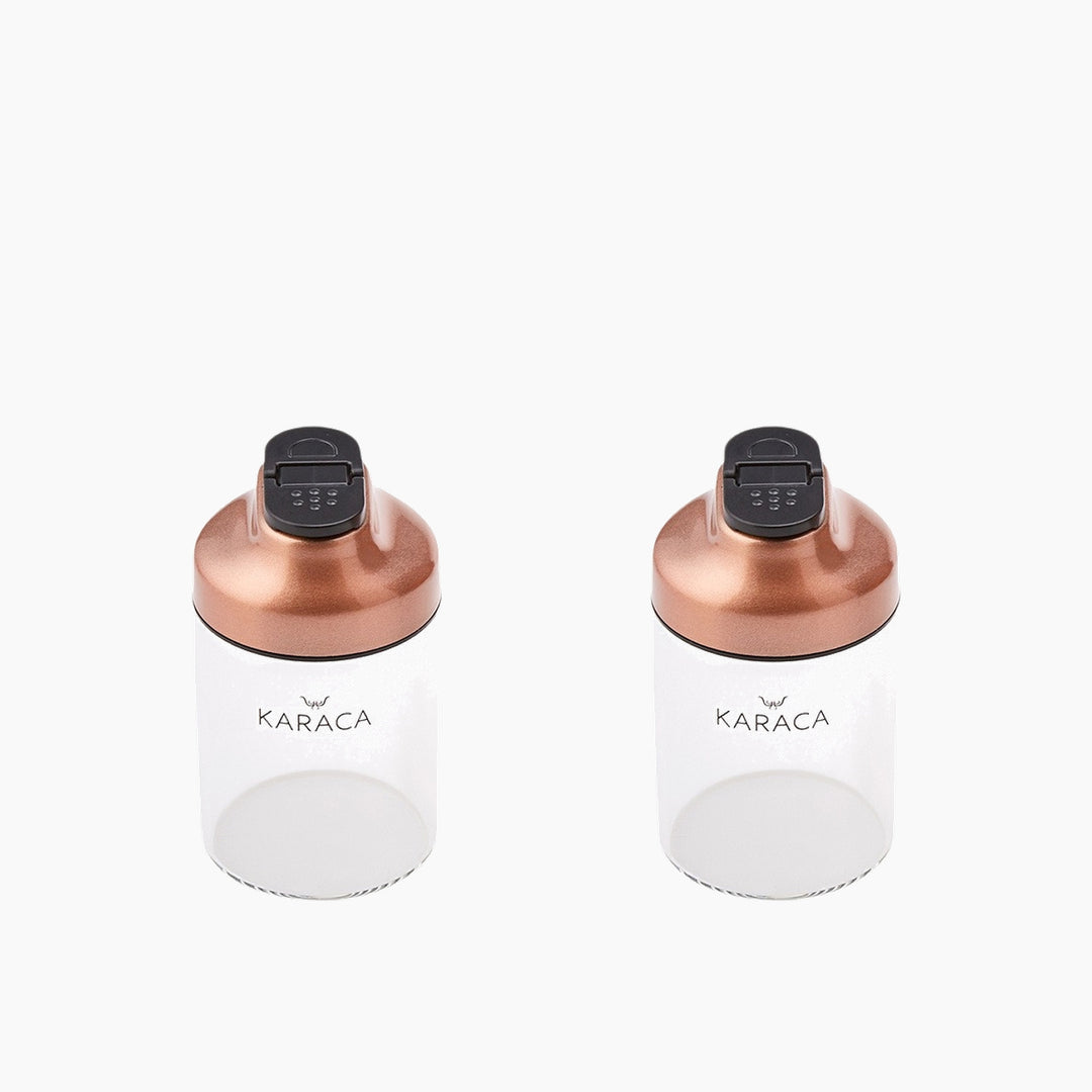 Karaca Dimple Copper Salt &amp; Pepper Shaker - Copper