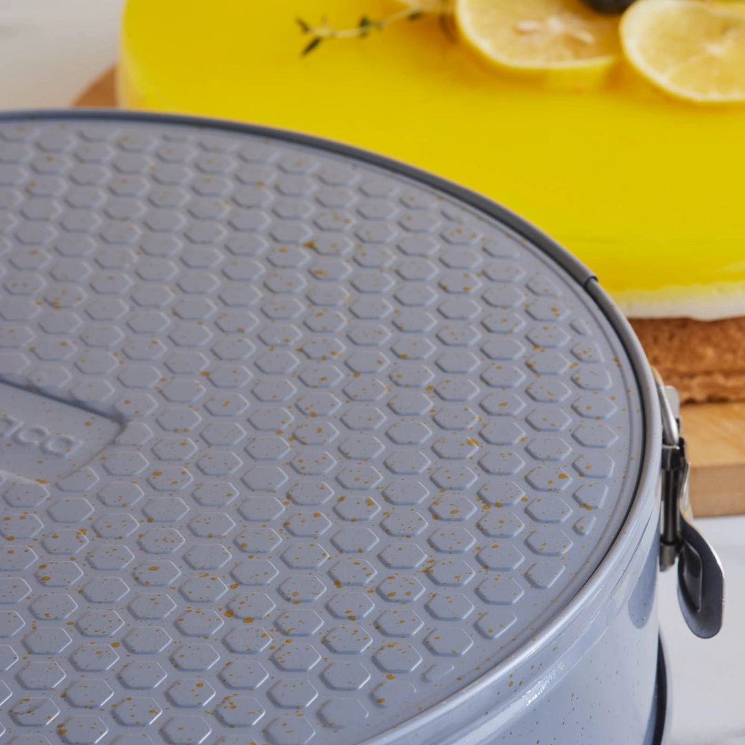Karaca Super 2-Piece Cake Pan Set 28/24 cm – Navy Blue &amp; Gray