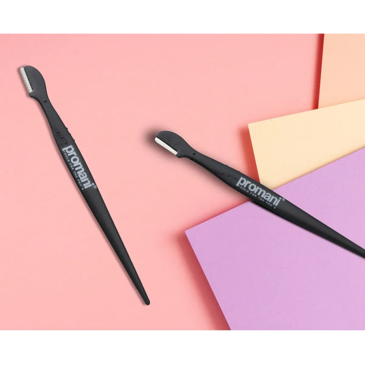Promani 2 Pcs Touch-Up Eyebrow Razors With Groomer