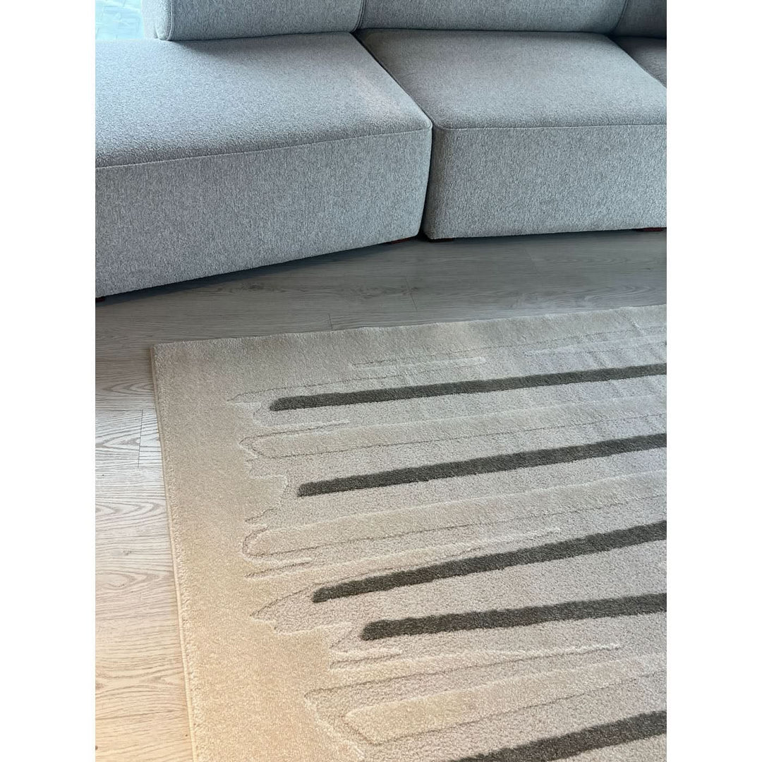 Spazio Home Monochrome Herringbone Rug