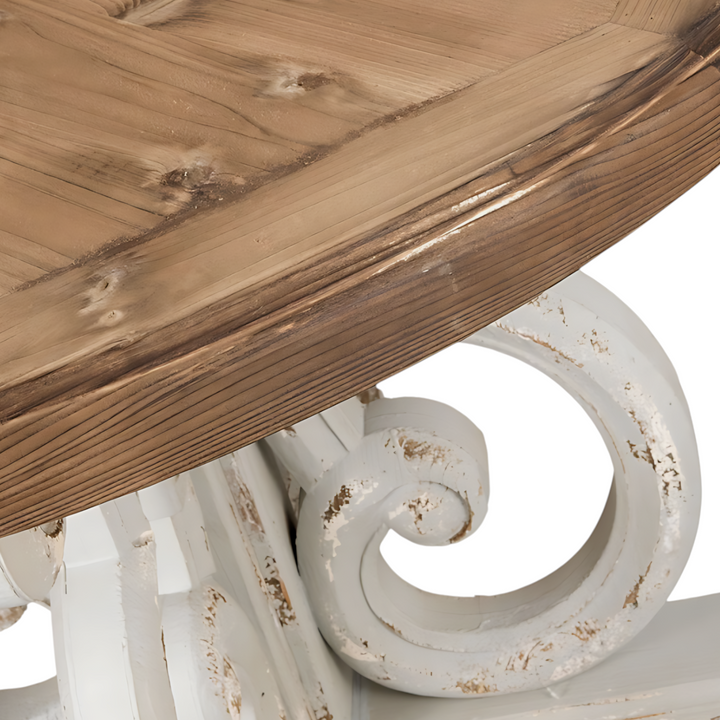 Clayre &amp; Eef Antique Circular Dining Table