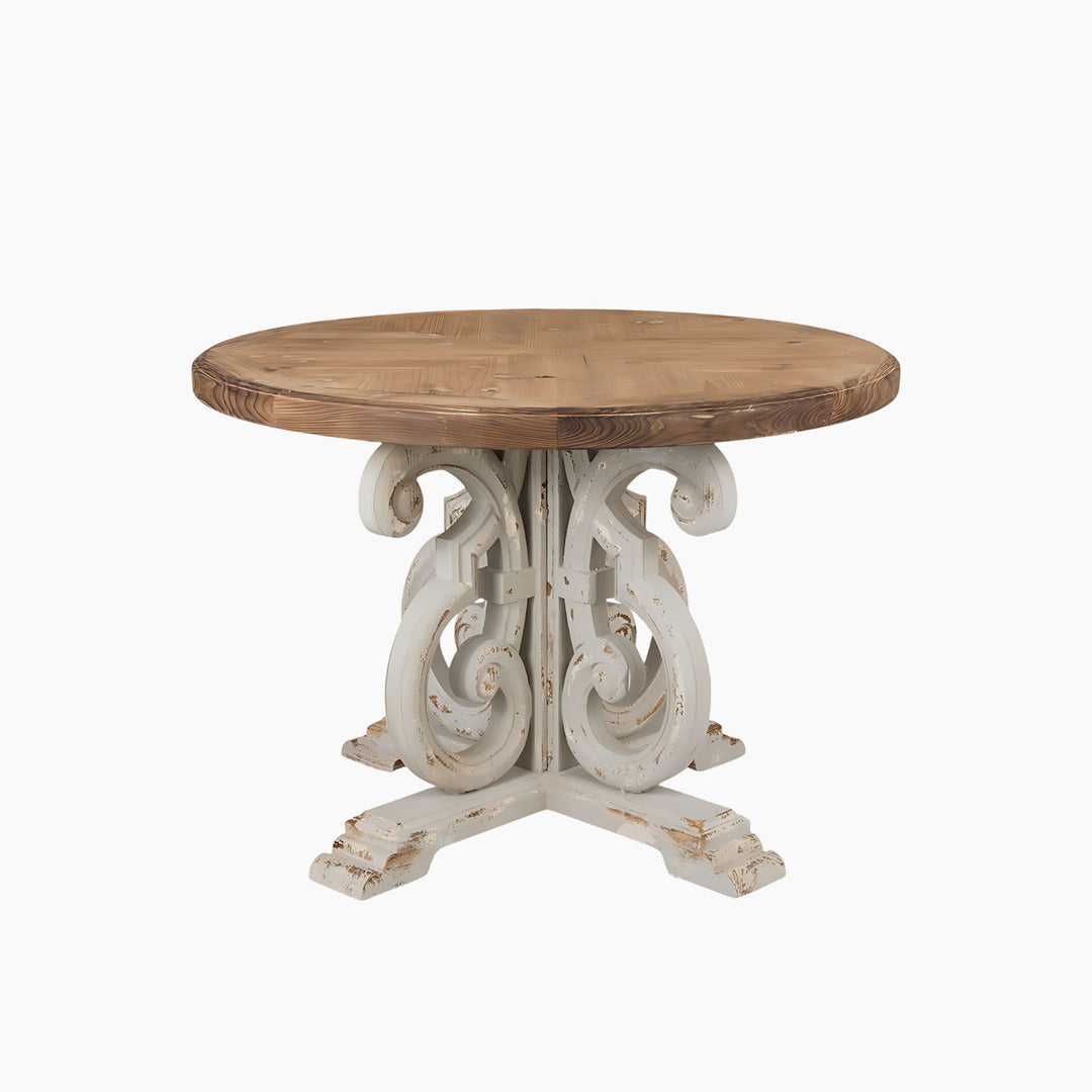 Clayre &amp; Eef Antique Circular Dining Table