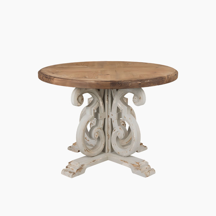 Clayre &amp; Eef Antique Circular Dining Table