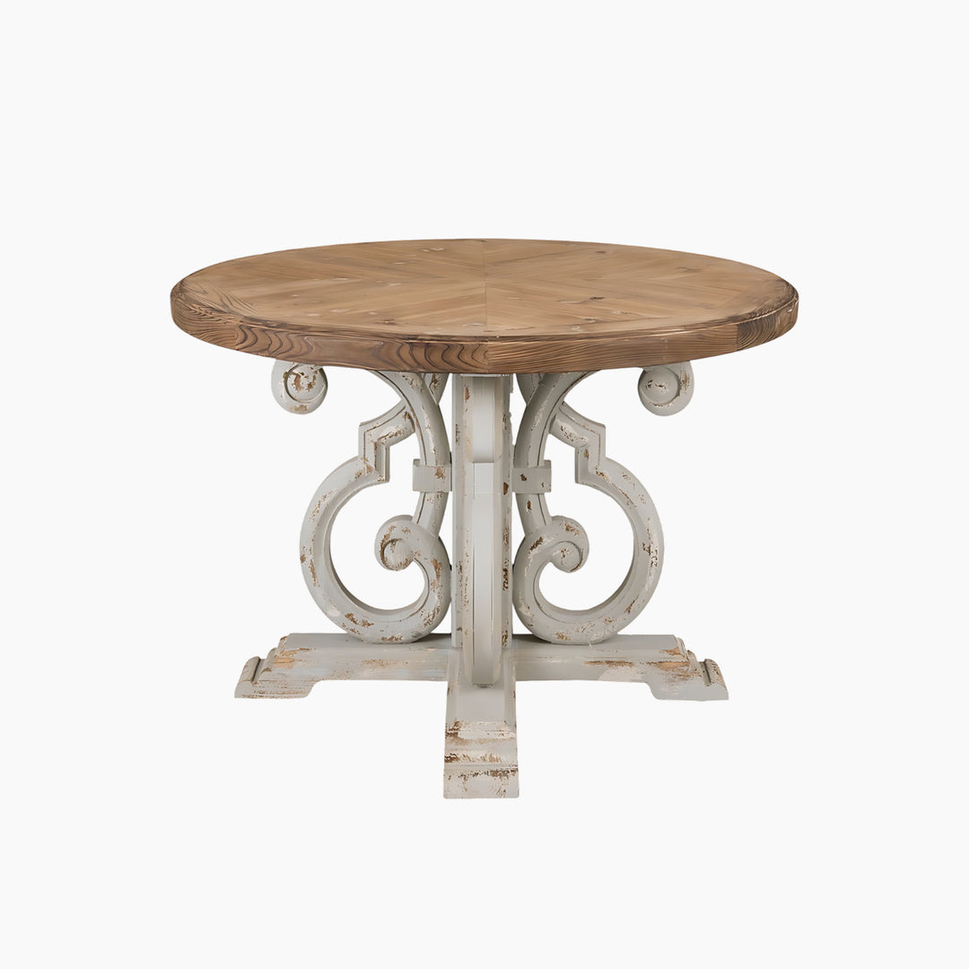 Clayre &amp; Eef Antique Circular Dining Table