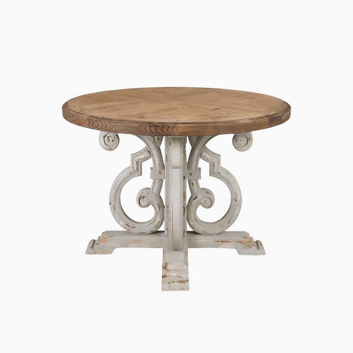 Clayre &amp; Eef Antique Circular Dining Table