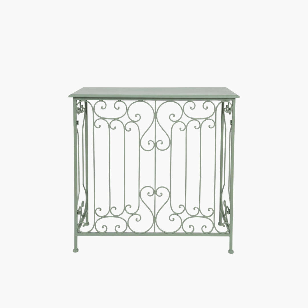 Clayre &amp; Eef Green Metal Console