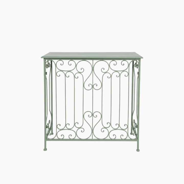 Clayre &amp; Eef Green Metal Console