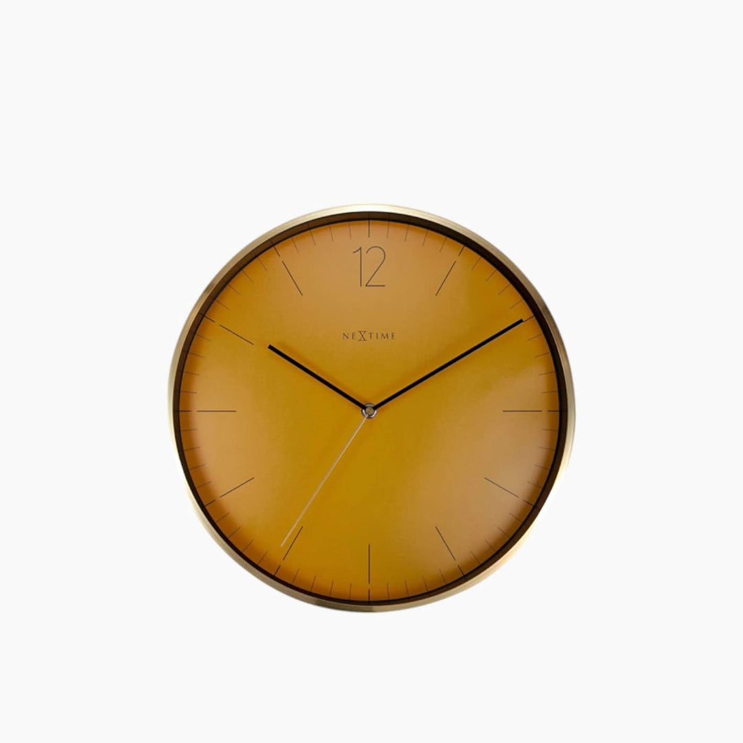 Nextime Essential Gold Wall Clock