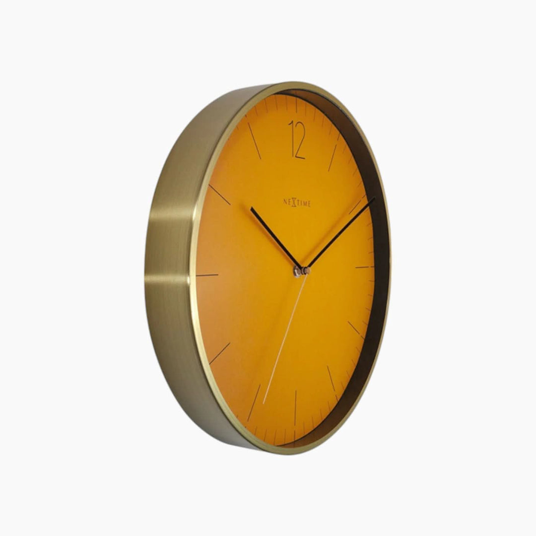 Nextime Essential Gold Wall Clock