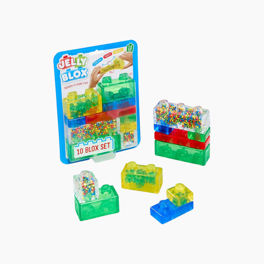 Jelly Blox - Squishy Is More Fun! - 10 Pcs