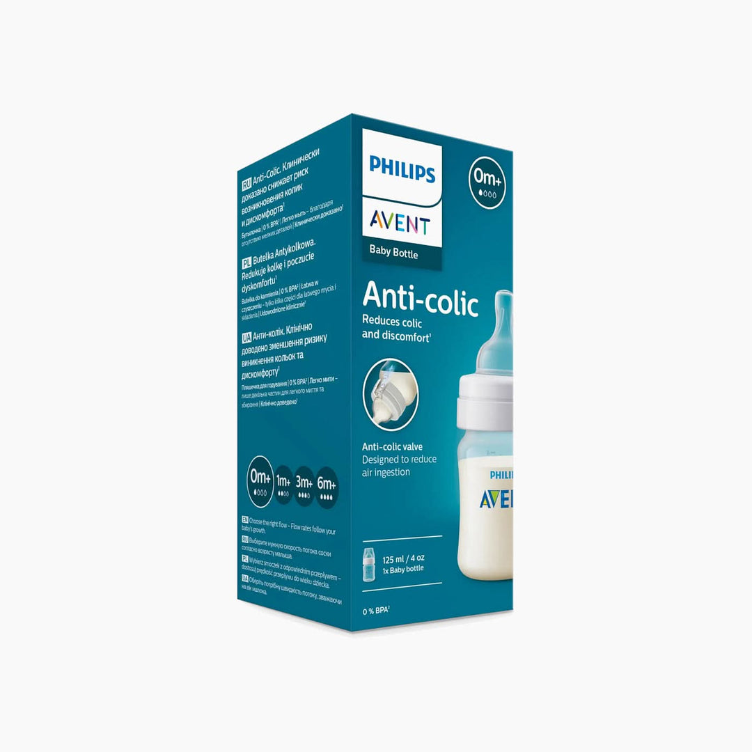 Philips Anti-Colic Bottle 4 oz newborn flow 1