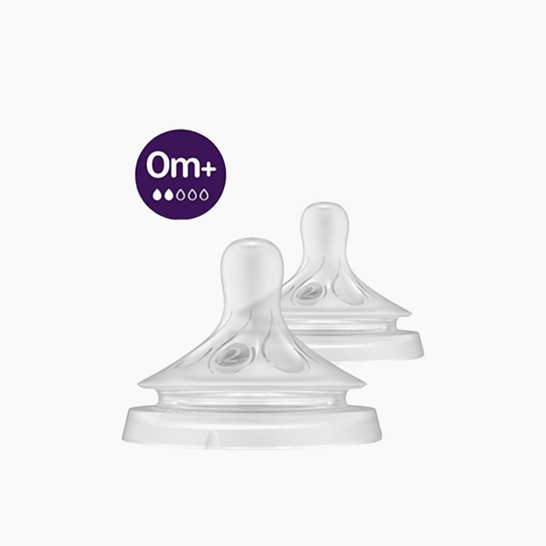 Phillips Teat Natural 3.0 T1 baby bottle nipples, dual-pack
