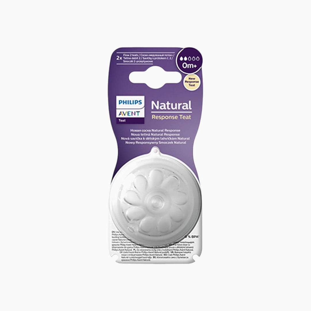 Phillips Teat Natural 3.0 T1 baby bottle nipples, dual-pack