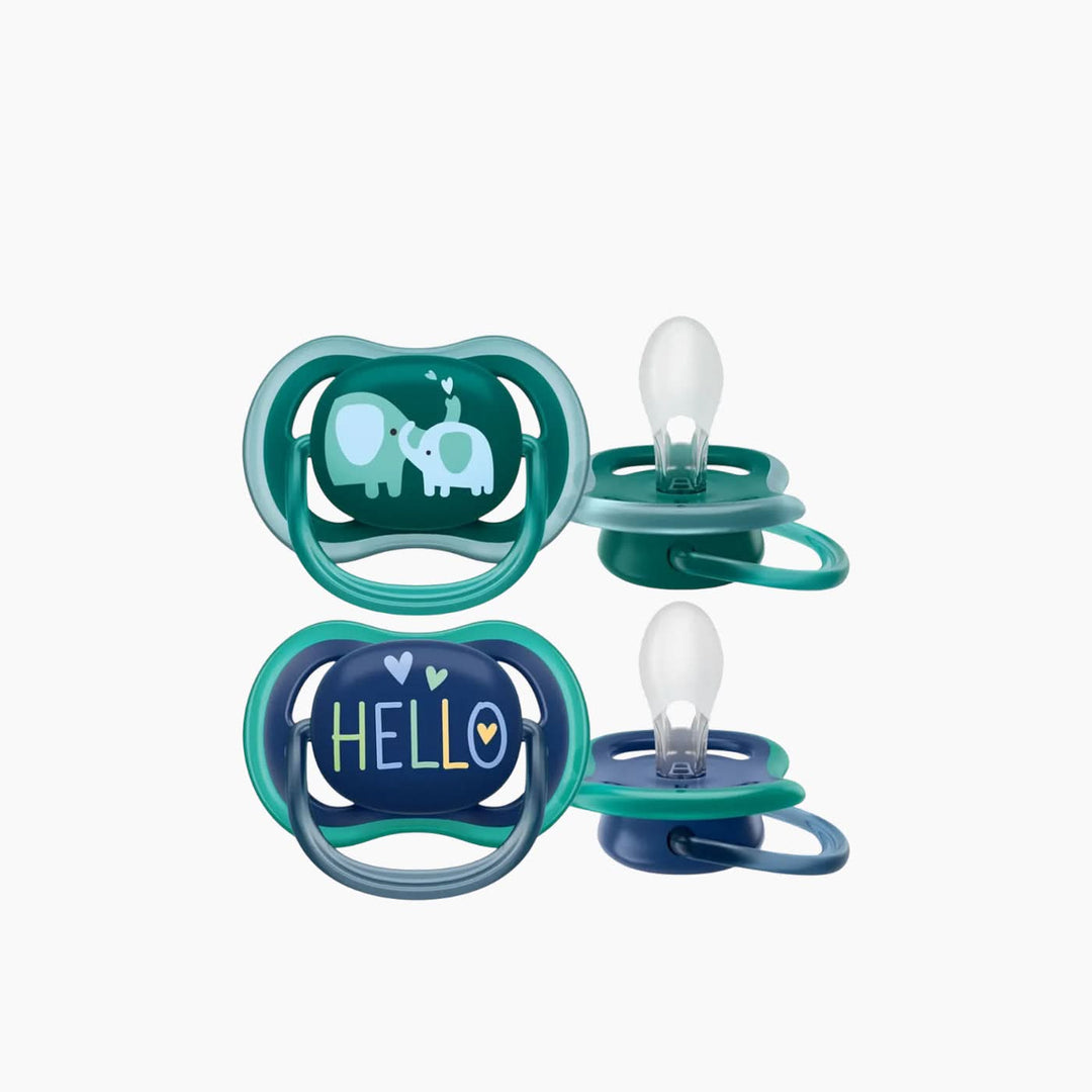 Phillips Soother Air Pacifiers, 18 months and up, 2 decorative pacifiers