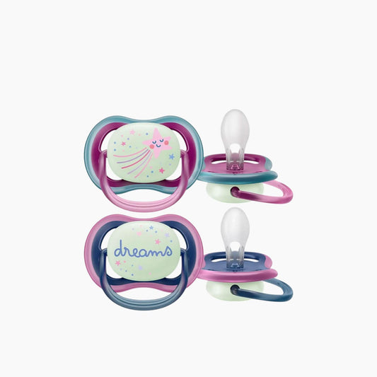 Philips Soother Air Nighttime 6-18M X2