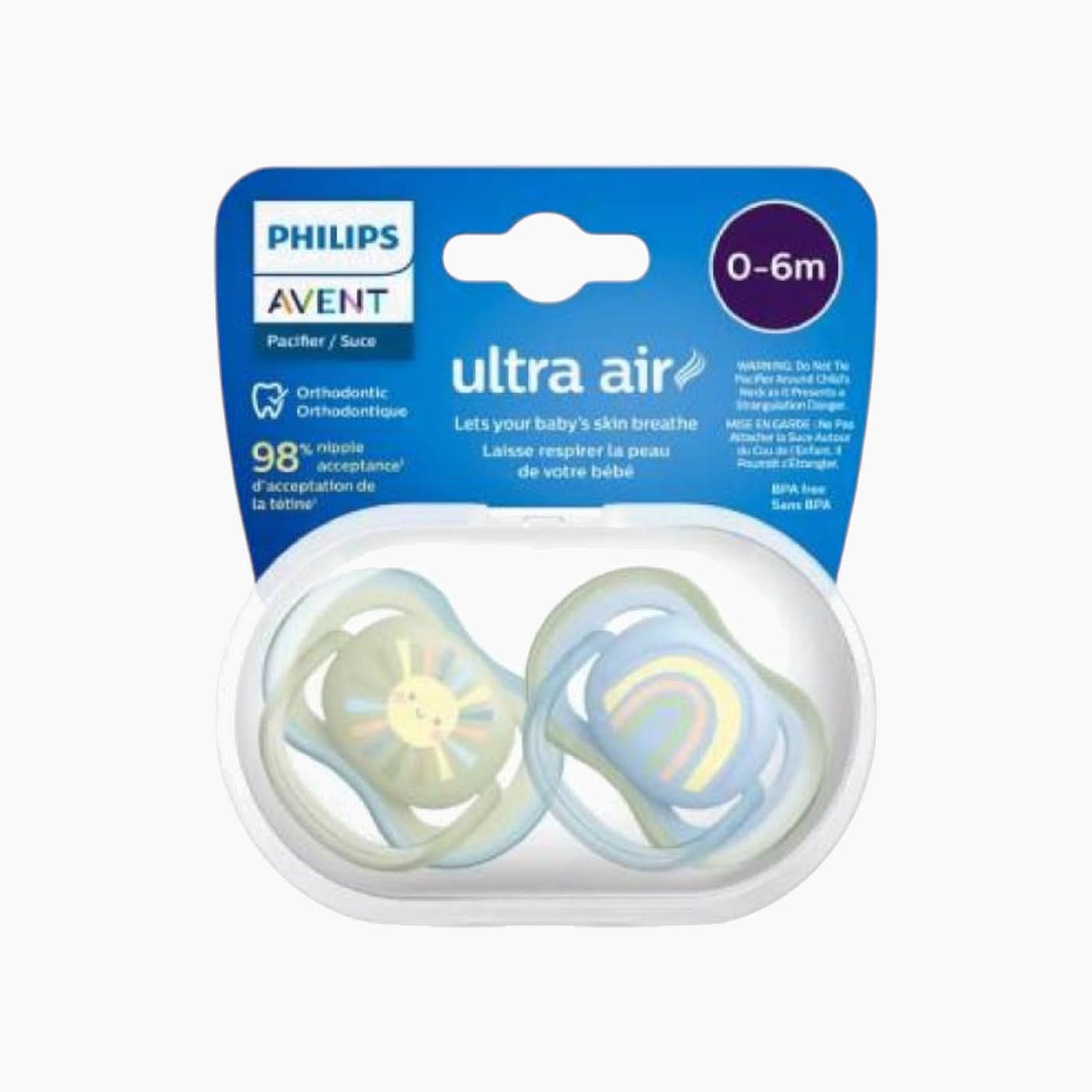 Philips Soother Soft 0-6 months pacifier for girls