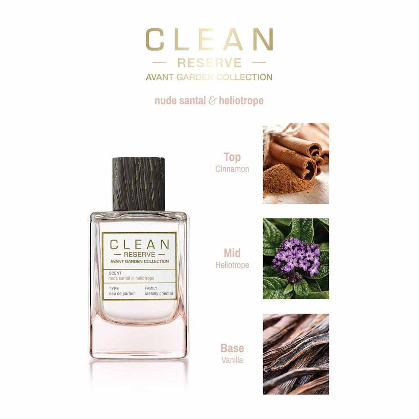 Clean Reserve Nude Santal & Heliotrope EDP 100ML Unisex Clean Reserve Nude Santal & Heliotrope EDP 100ML Unisex