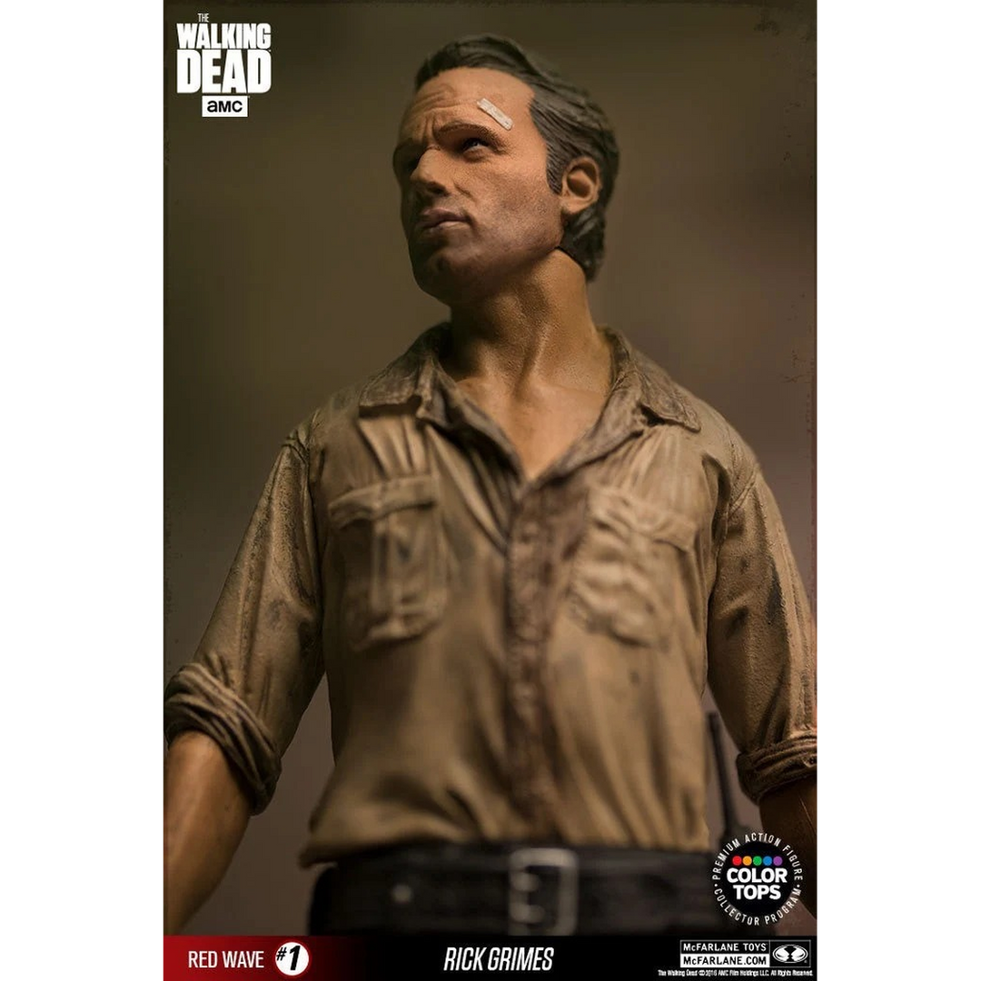 McFarlane Toys The Walking Dead Color Tops Rick Grimes Action Figure