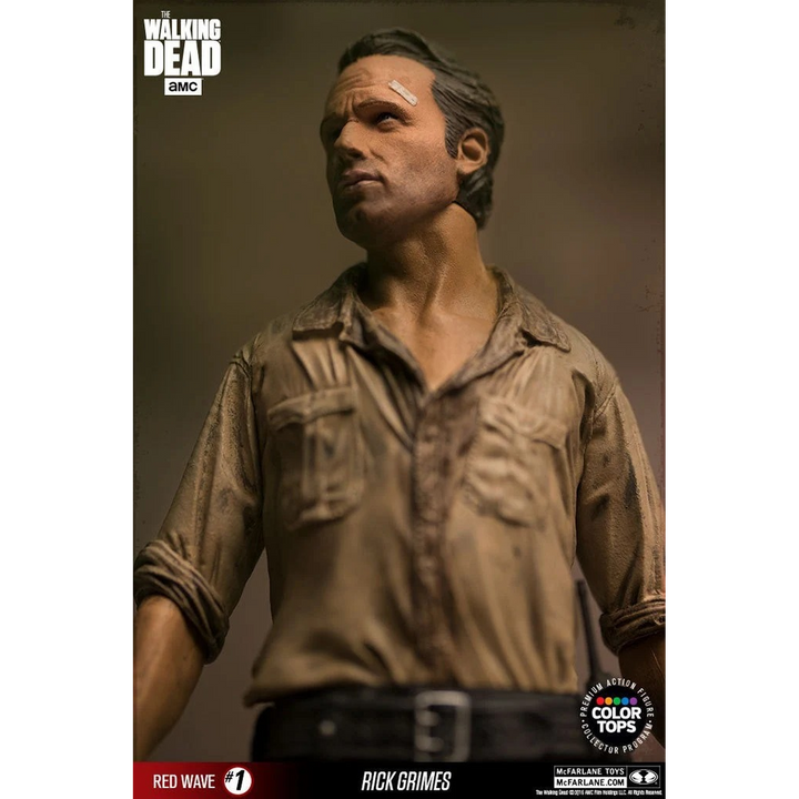 McFarlane Toys The Walking Dead Color Tops Rick Grimes Action Figure