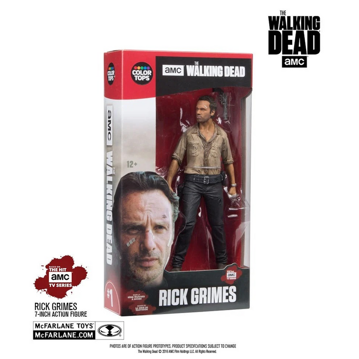 McFarlane Toys The Walking Dead Color Tops Rick Grimes Action Figure