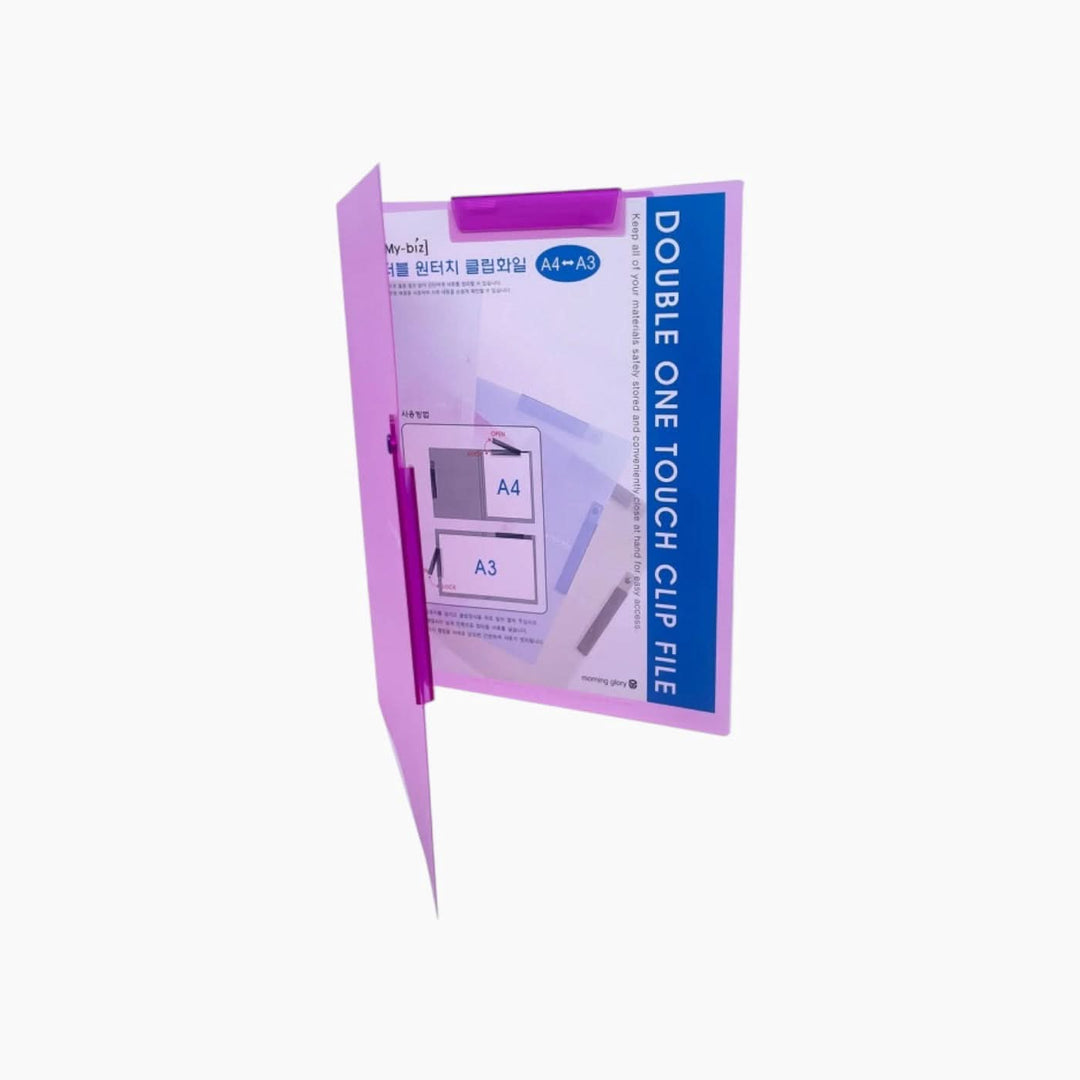 Morning Glory 2500 Double One Touch Clip File Folder