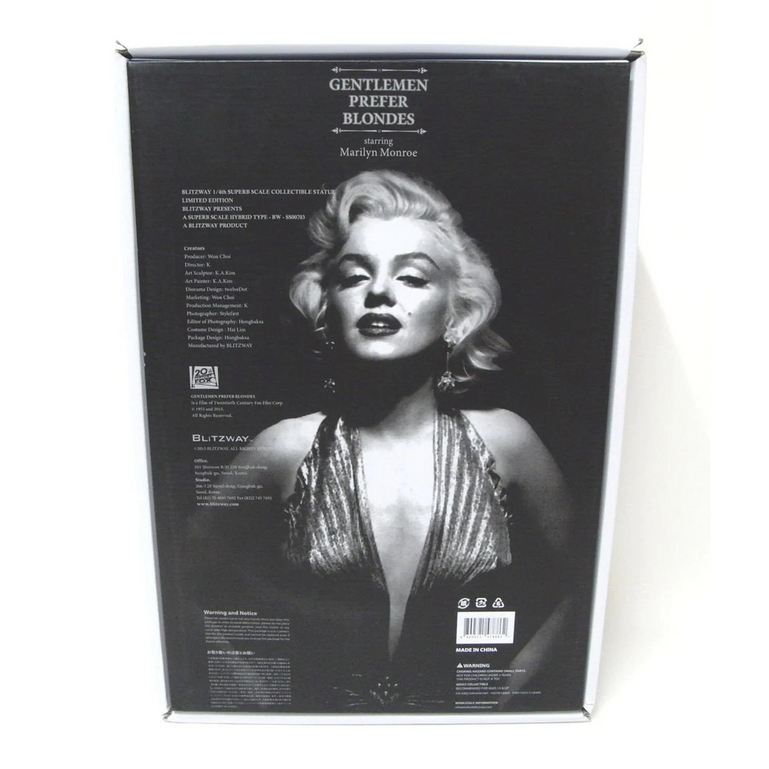 Blitzway Marilyn Monroe Gentlemen Prefer Blondes (1953) 1/4 Scale Collectible Figure