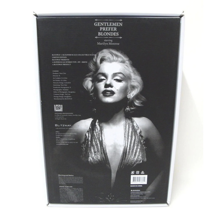 Blitzway Marilyn Monroe Gentlemen Prefer Blondes (1953) 1/4 Scale Collectible Figure