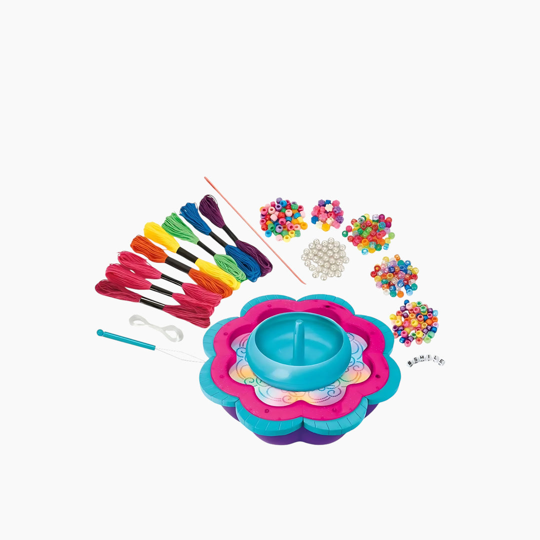 Cra-Z-Art Shimmer N Sparkle 2-In-1 Spin &amp; Bead Friendship Studio