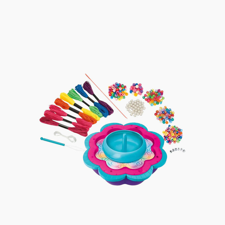 Cra-Z-Art Shimmer N Sparkle 2-In-1 Spin &amp; Bead Friendship Studio