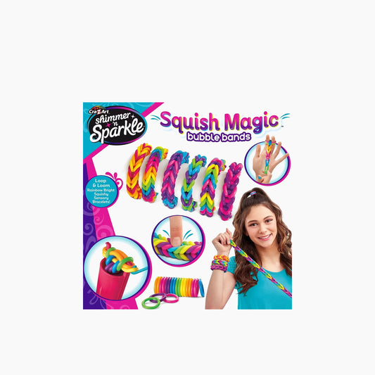 Cra-Z-Art Shimmer 'N Sparkle Squish Magic Bubble Band Craft Kit