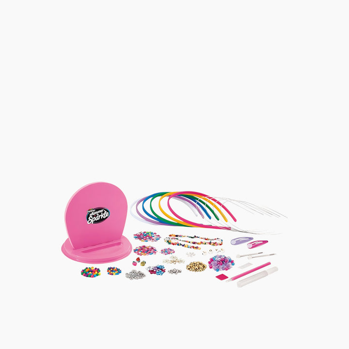 Cra-Z-Art Shimmer N Sparkle عصابات رأس ومشابك شعر لامعة