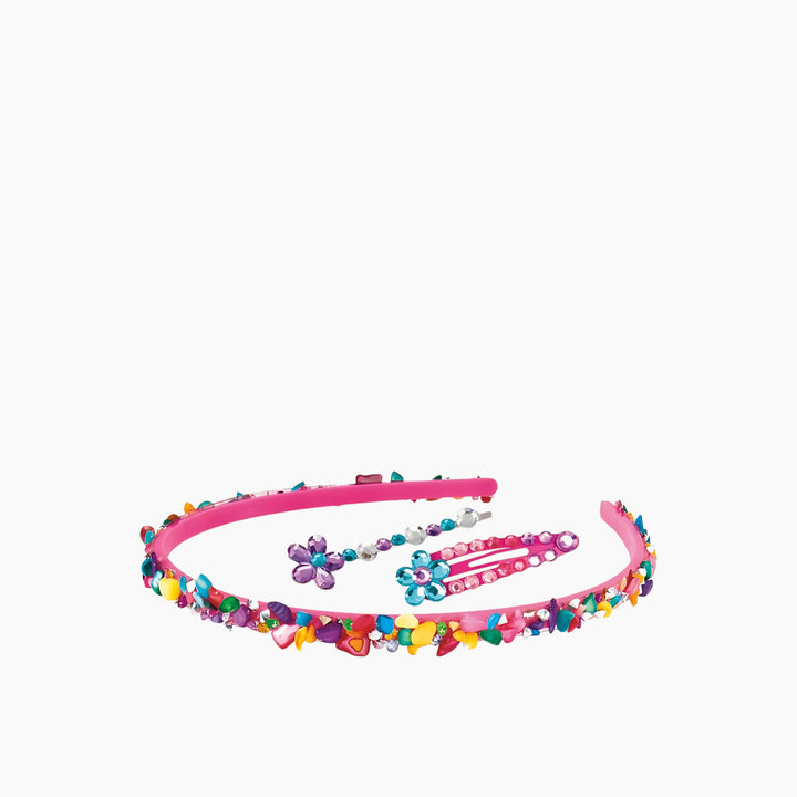 Cra-Z-Art Shimmer N Sparkle عصابات رأس ومشابك شعر لامعة