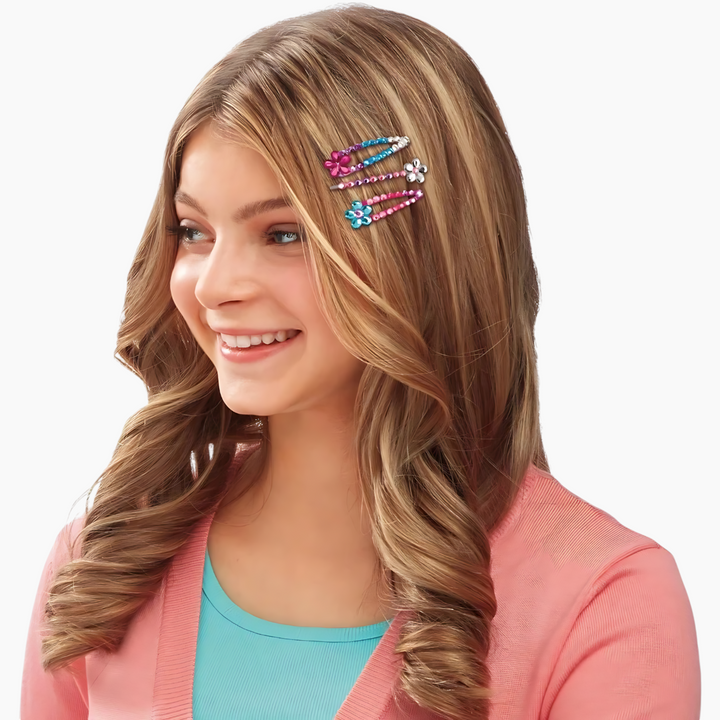Cra-Z-Art Shimmer N Sparkle عصابات رأس ومشابك شعر لامعة