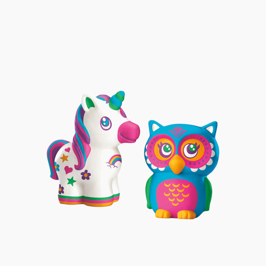 Cra-Z-Art Shimmer 'N Sparkle Color Your Own Squeezey Fun (عبوة من قطعتين)