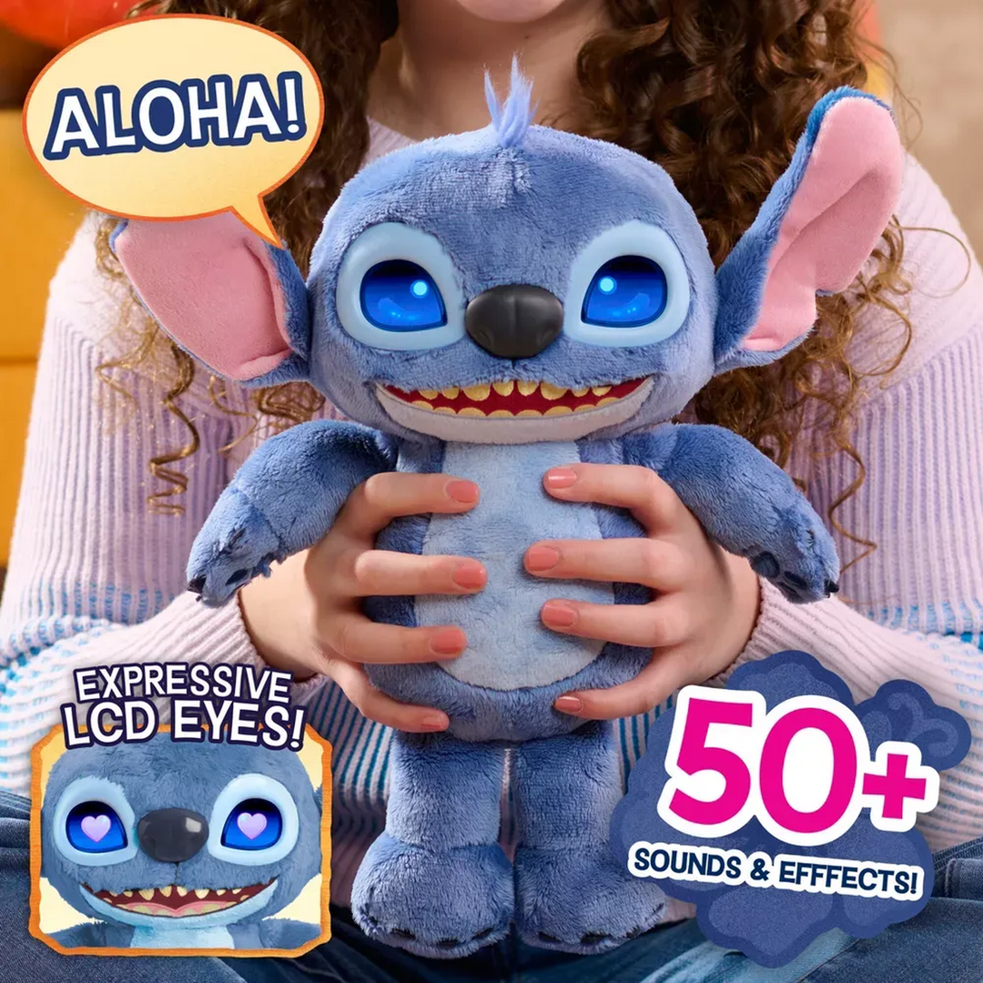 Just Play Stitch Interactive Plush Toy 30Cm