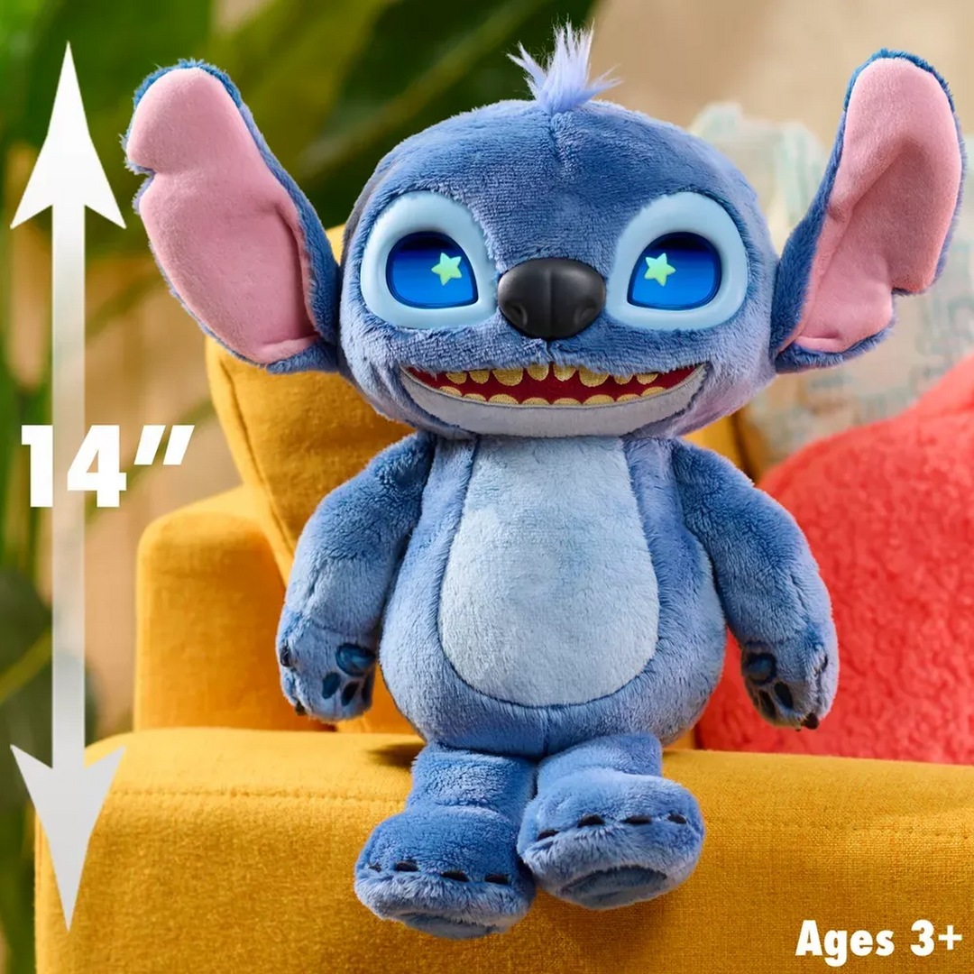 Just Play Stitch Interactive Plush Toy 30Cm