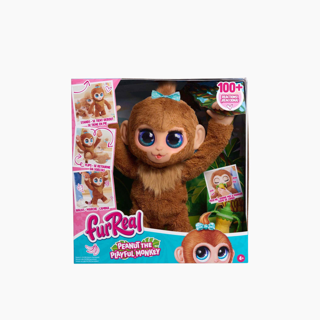 Just Play Furreal Peanut The Playful Monkey Interactive Toy