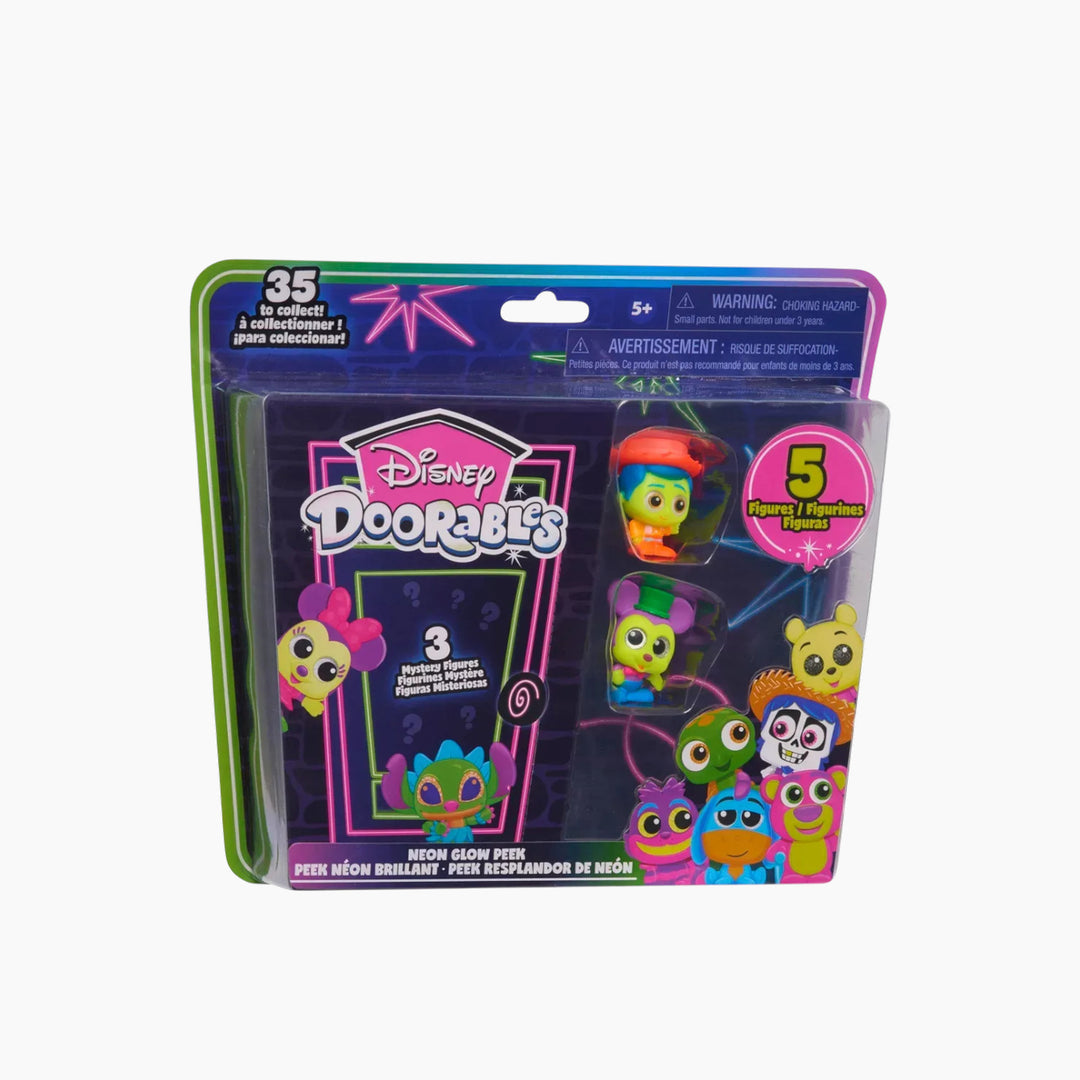 العب فقط لعبة Disney Doorables Neon Glow Peek