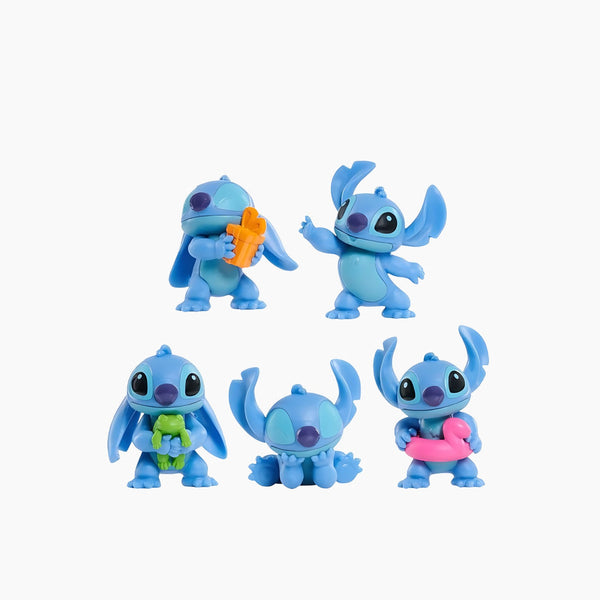 Just Play Stitch 2 Inch Collectible 5 Figure Pack
