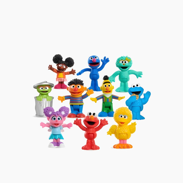 Just Play Sesame Street Neighborhood Friends Deluxe Figures 10Pk