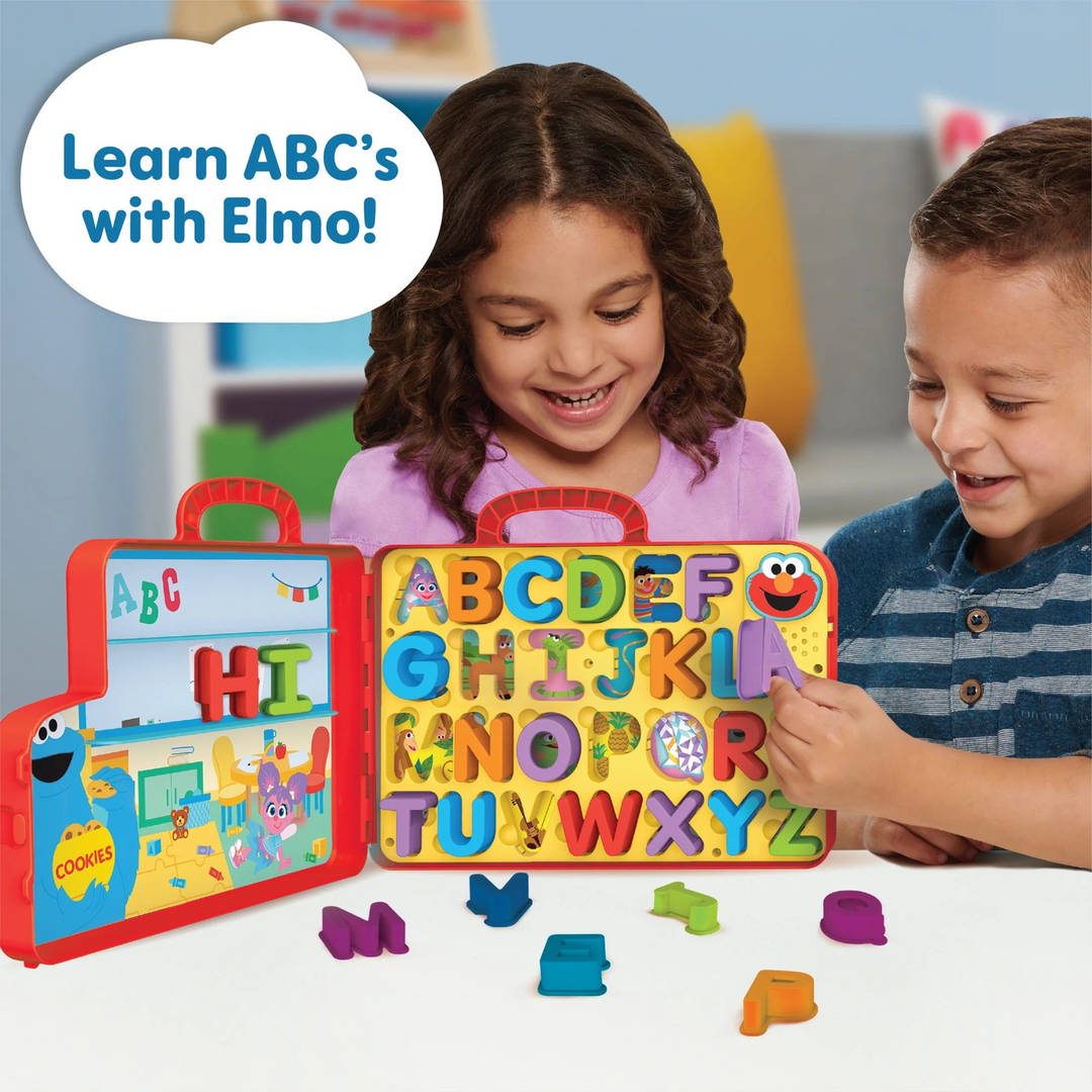 Just Play Sesame Street Elmos Learning Letters Bus Activity Board