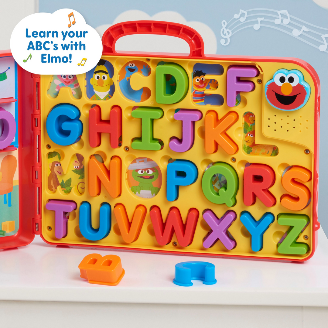 Just Play Sesame Street Elmos Learning Letters Bus Activity Board