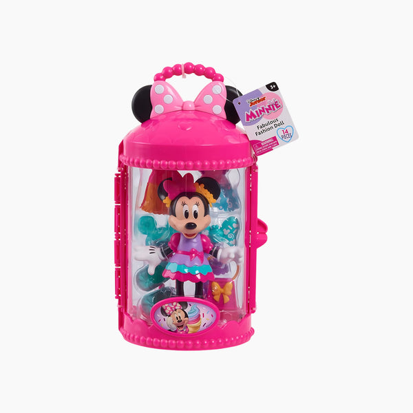 Just Play Minnie Mouse Fashion Doll With Case 15Cm