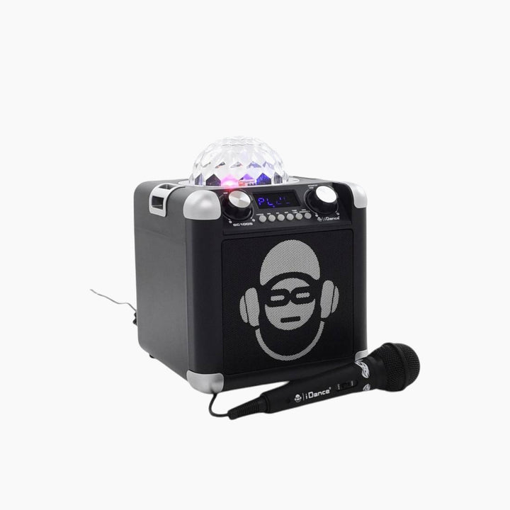 Jhs Idance Singcube Bc100 Bluetooth Karaoke System - Black